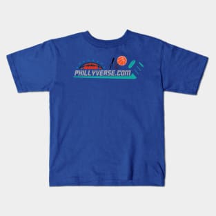 PhillyVerse.com Logo 2 Kids T-Shirt